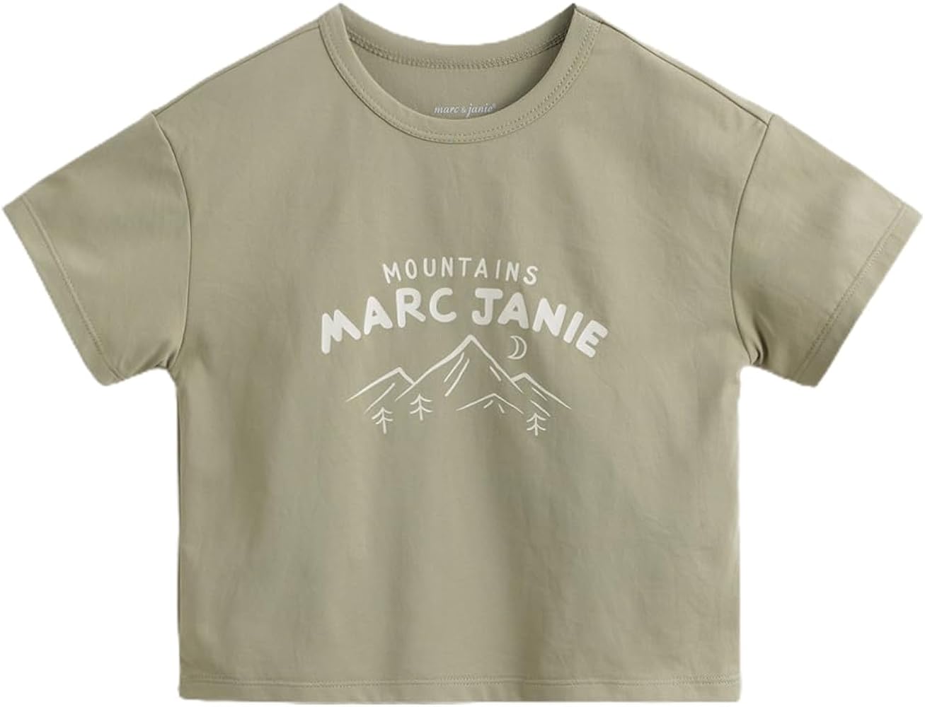 MARC&JANIE Boys Outdoor Mountain System Quick Dry Short Sleeve T-Shirt Kids Top for Summer 240390