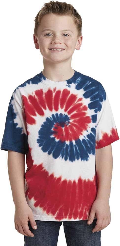 Port & Company Boys' Essential Tie Dye Tee