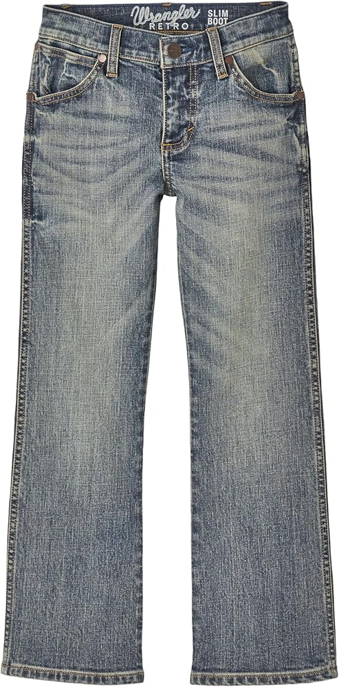 Wrangler Boys' Retro Relaxed Fit Boot Cut Jean, Greeley