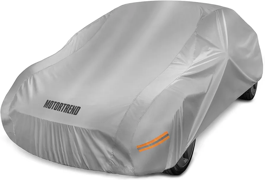 Motor Trend SafeKeeper All Weather Car Cover - Advanced Protection Formula - Waterproof 6-Layer for Outdoor Use, for Sedans Up to 210" L