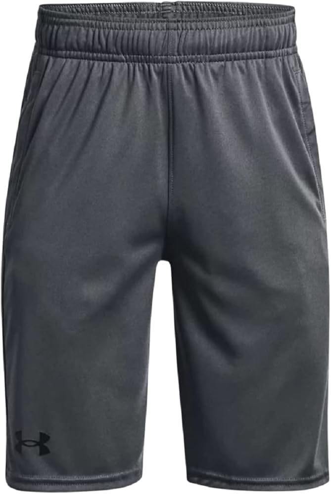 Under Armour Boys' UA Velocity Shorts (Pitch Gray/Black - 012, Large)