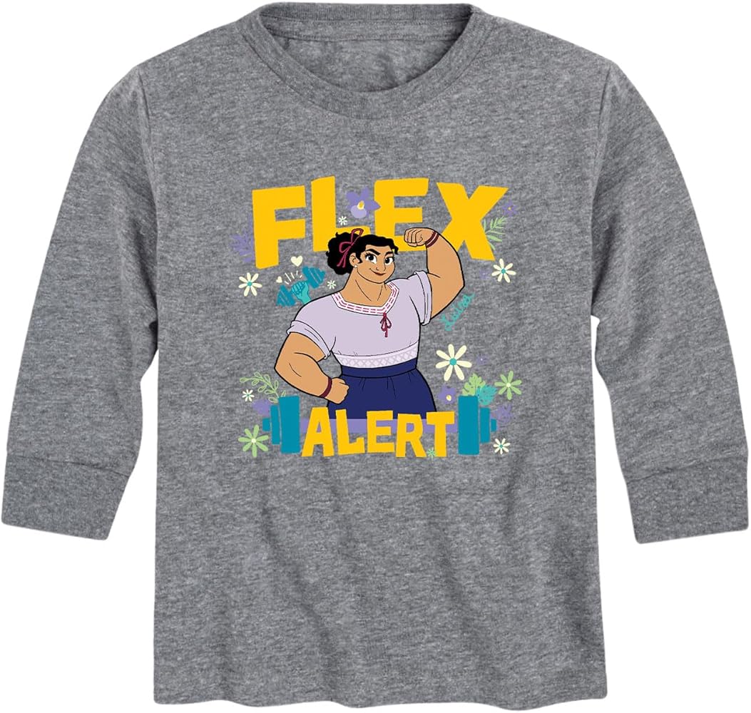 Disney Encanto - Luisa Flex Alert - Toddler and Youth Long Sleeve Graphic T-Shirt