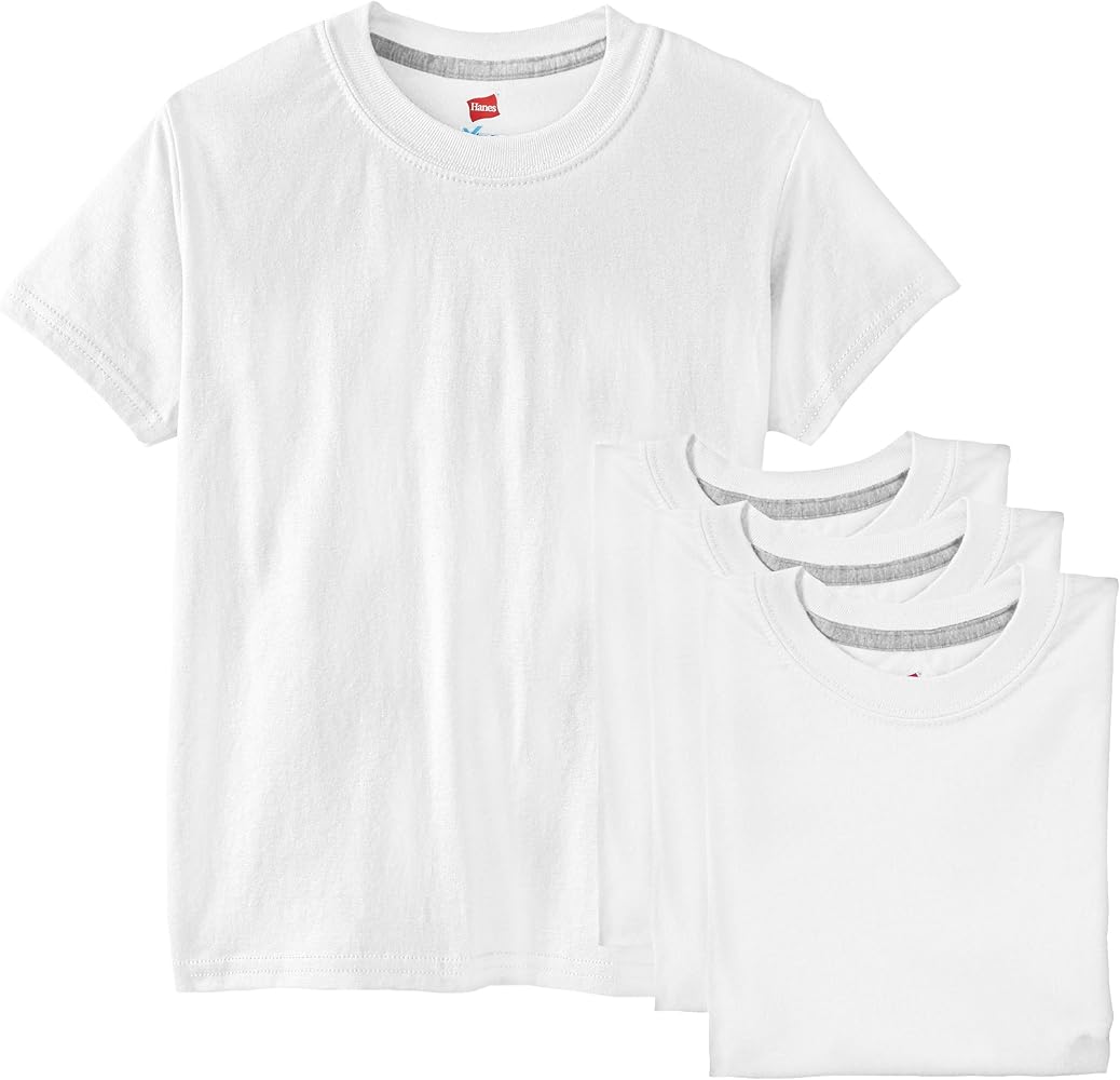 Hanes Boys Short Sleeve X-Temp Performance Tee Pack Of 3