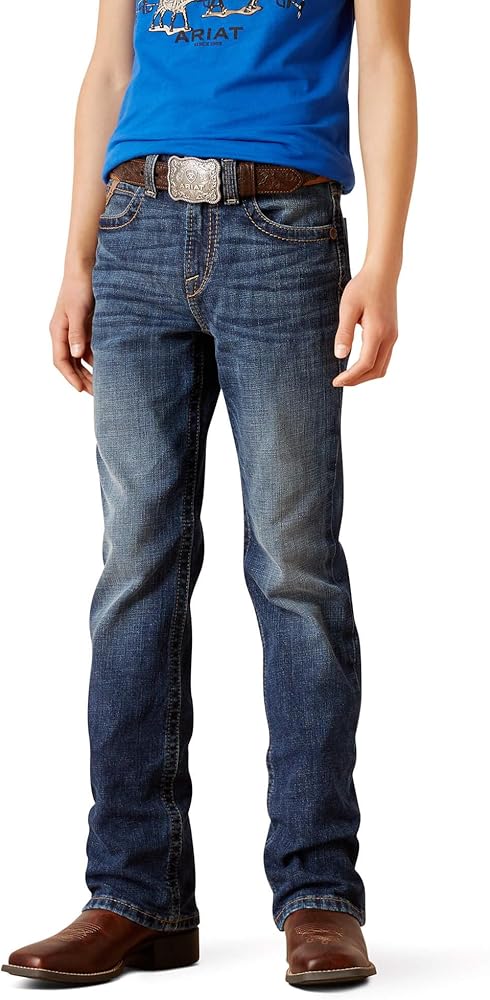 Ariat Boys' B4 Relaxed Dennis Boot Cut Jean