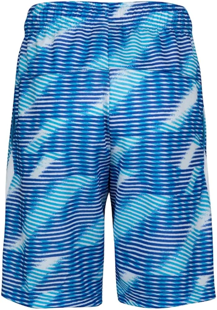 Nike Boys Dri-FIT Printed Shorts (2T, Laser Blue/Multi)