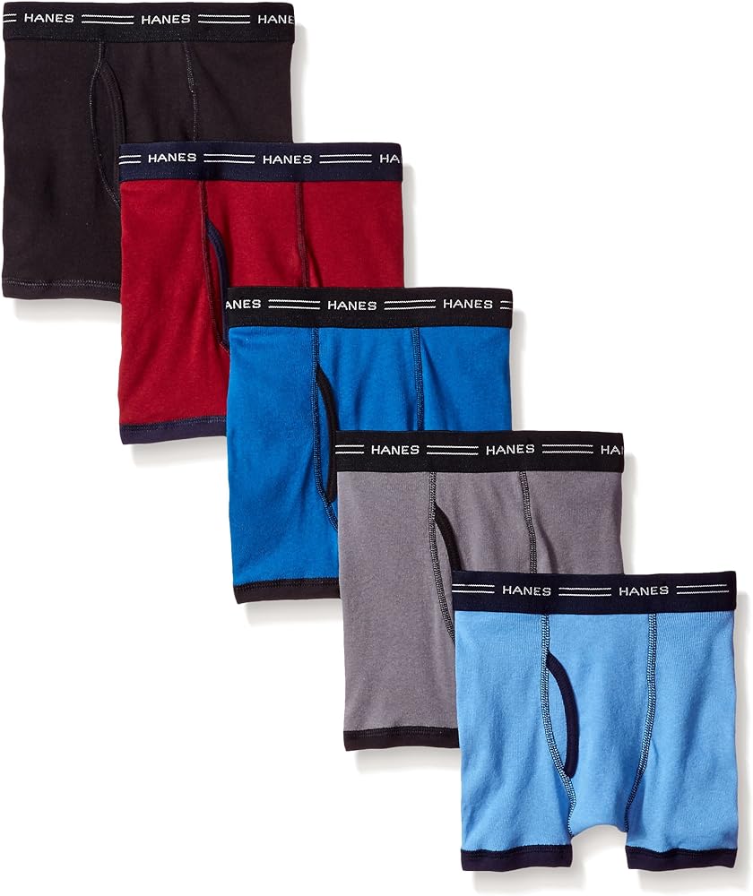 Hanes Boys 5-Pack Comfort Flex Ringer Boxer Brief