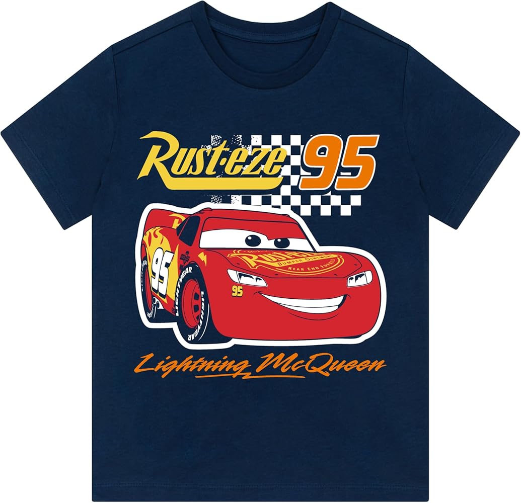 Disney Cars Shirt | Lightning McQueen Tshirt | Boys T-Shirts