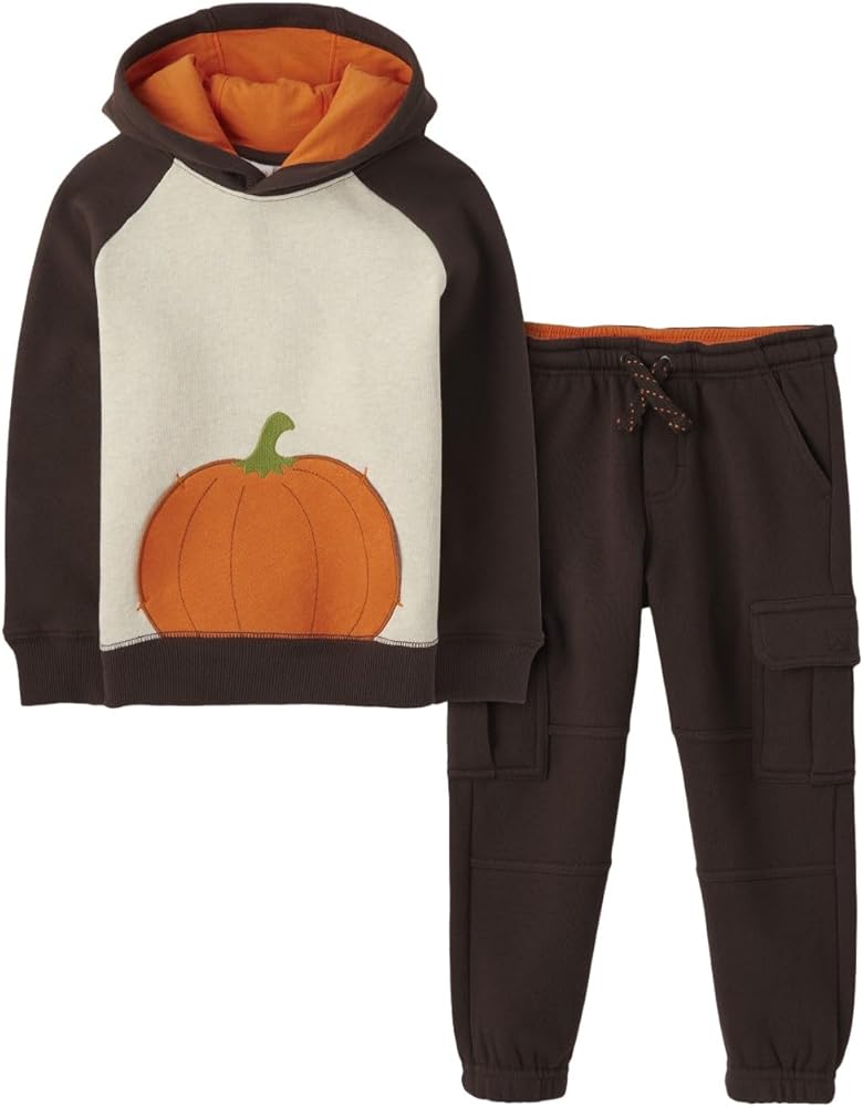 Gymboree Boys' Sweatshirt and Jogger Sweatpant, Matching Toddler Outfit