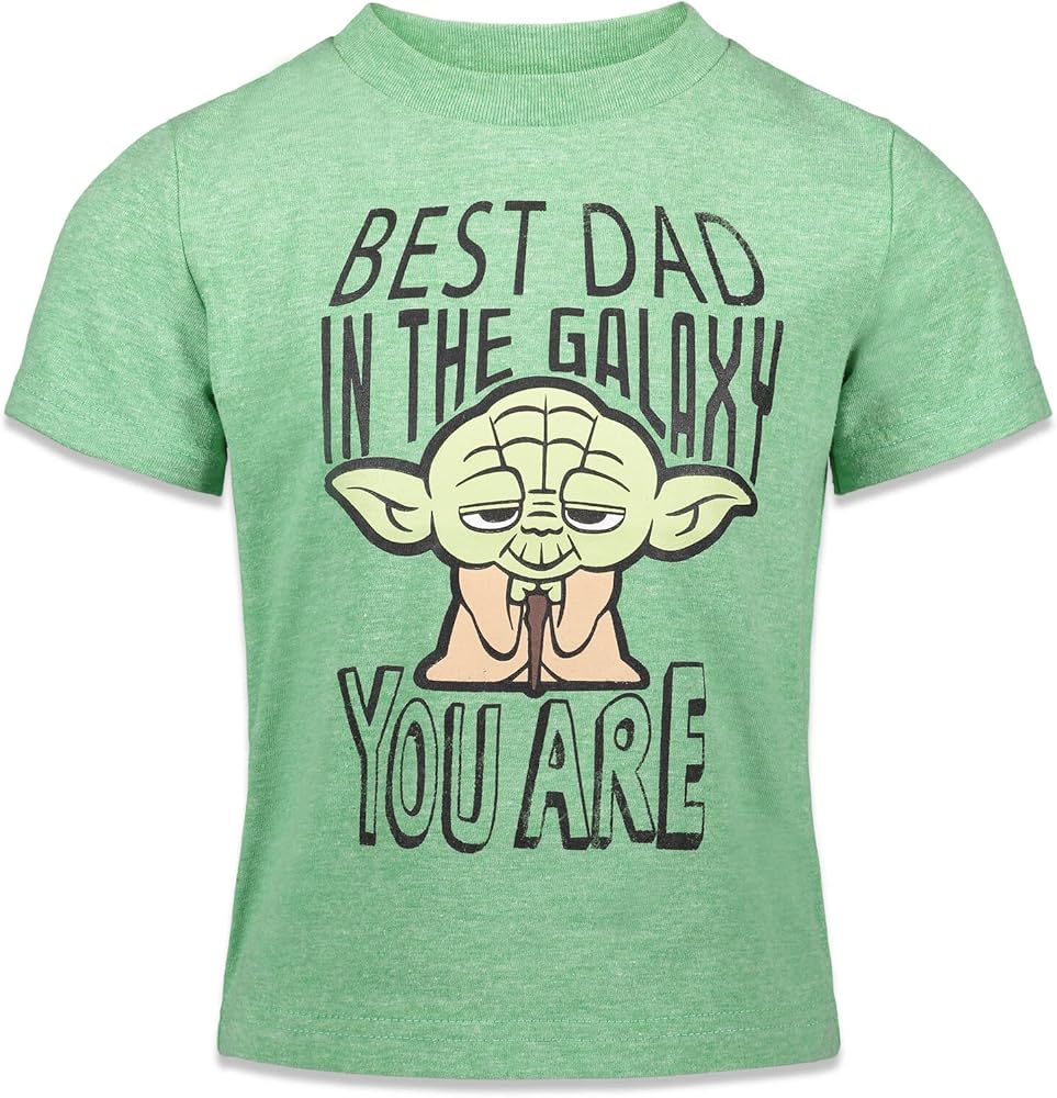 STAR WARS Darth Vader Yoda Father's Day Pullover T-Shirt Toddler to Big Kid