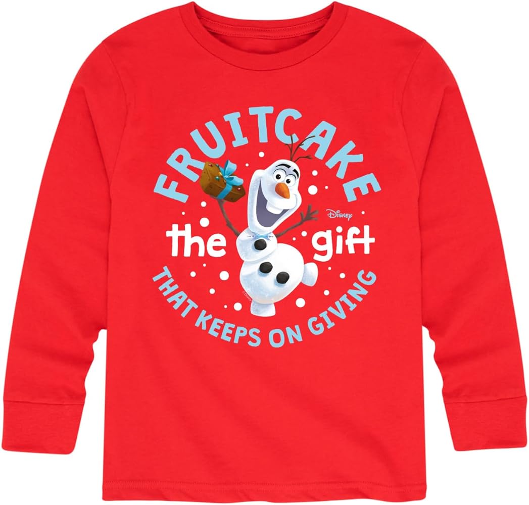 Disney Frozen 2 - Olaf Fruitcake - Toddler and Youth Long Sleeve Graphic T-Shirt