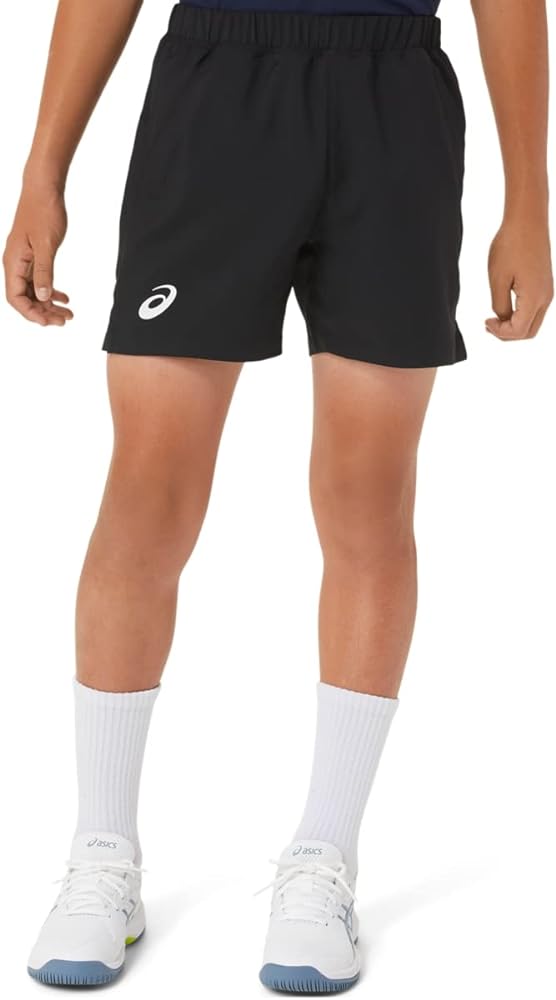 ASICS Kid's Tennis Short, M, Performance Black