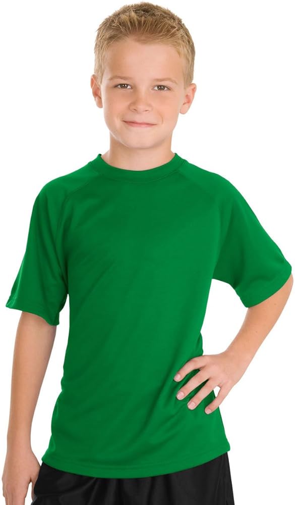 Sport-Tek Boys' Dry Zone Raglan T Shirt - Kelly Green Y473 L