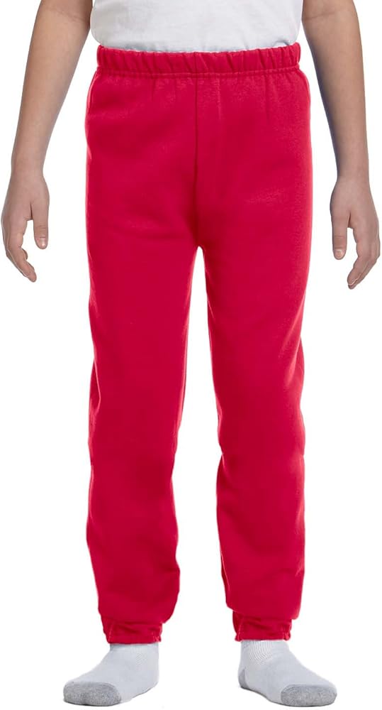 Jerzees Youth 8 oz. NuBlend Fleece Sweatpants M TRUE RED