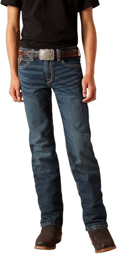 Ariat Boys' B5 Slim Stretch Dustin Straight