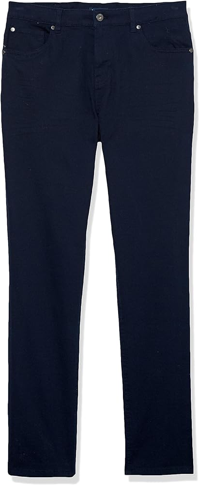 Nautica Boys' Classic Fit Stretch Twill Pant, 5-Pocket Style, Zipper Fly & Button Closure