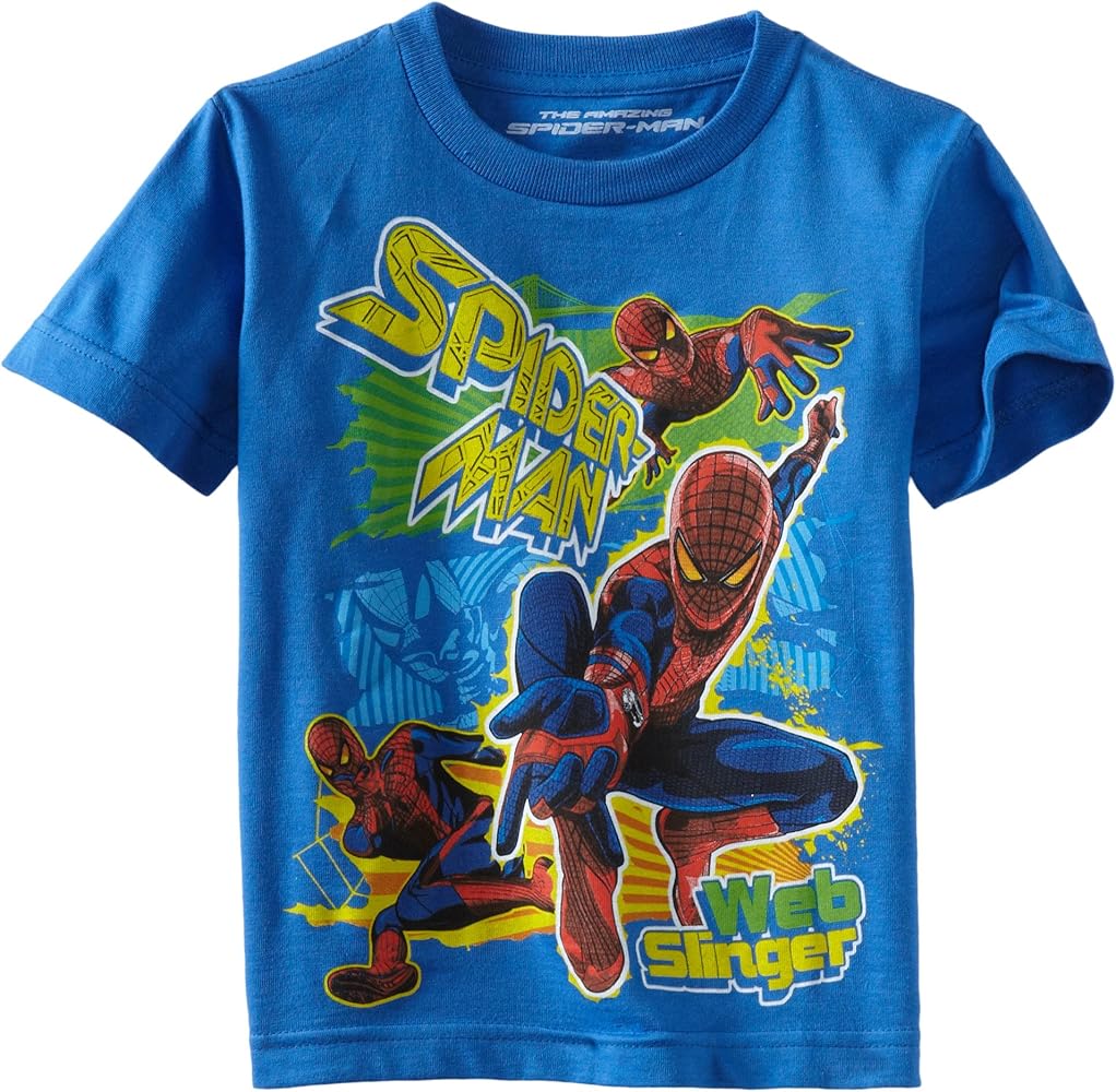 Marvel Boys' Spider-Man Fun Splash Short-Sleeve T-Shirt