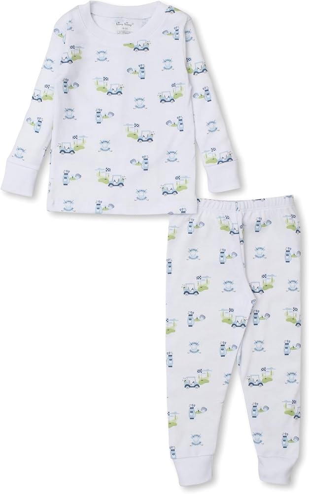 Kissy Kissy Boys Toddler Kissy Golf Club Print Long Pajamas Set