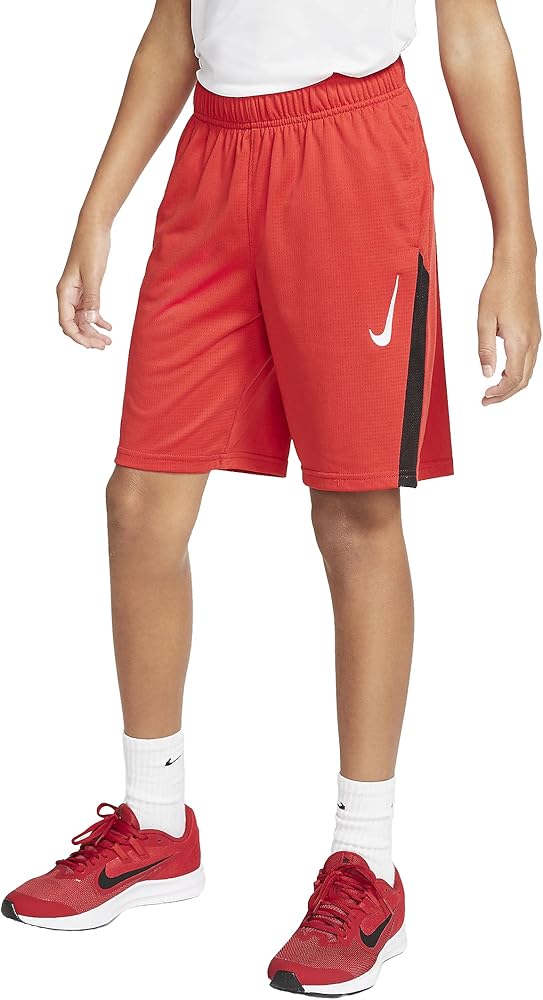 Nike Boys Big Kids Core Training Shorts Red | Black Medium