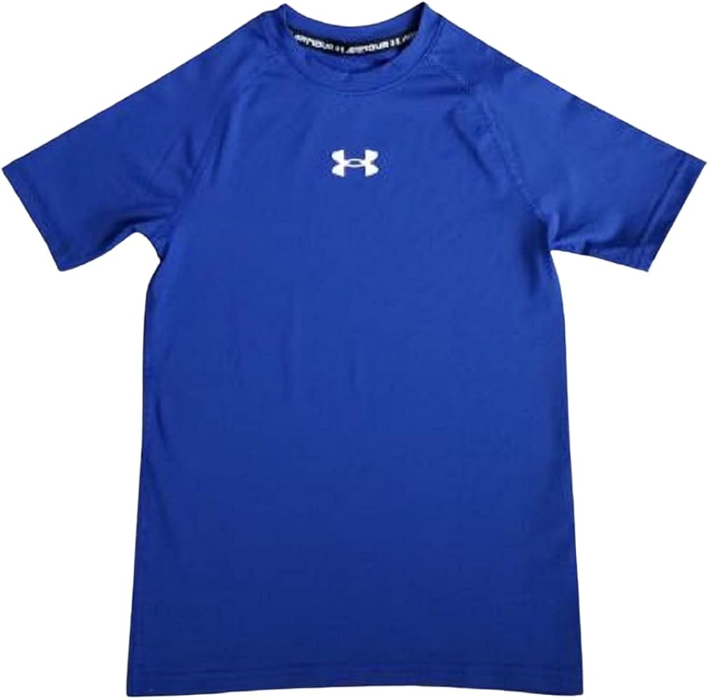 Under Armour Boys' HeatGear Fitted S/S Tee (Big Kids)