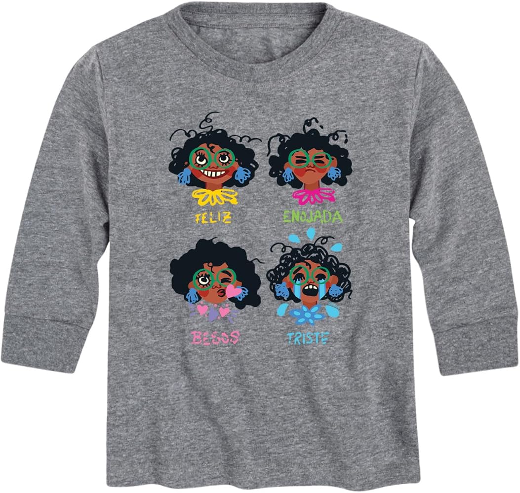 Disney Encanto - Mirabel Emotions - Toddler and Youth Long Sleeve Graphic T-Shirt