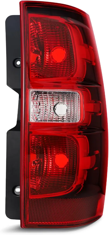 Tail Light Assembly Compatible with 2007-2014 07-14 Chevrolet Chevy Tahoe Suburban 1500 2500 Rear Brake Lamps Right Passenger Side Replaces GM2801196 (Right Side)