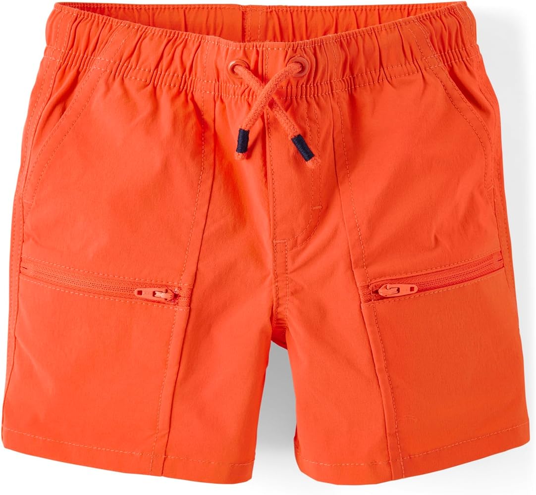 Gymboree Boys' and Toddler Quick Dry Tie Front Jogger Shorts