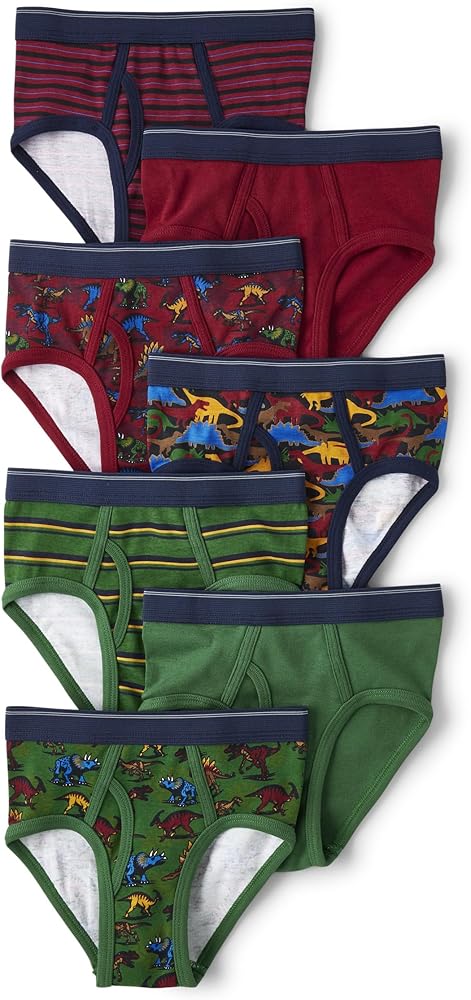 The Children's Place Boys' Cotton Briefs Underwear Variety 7-Pack