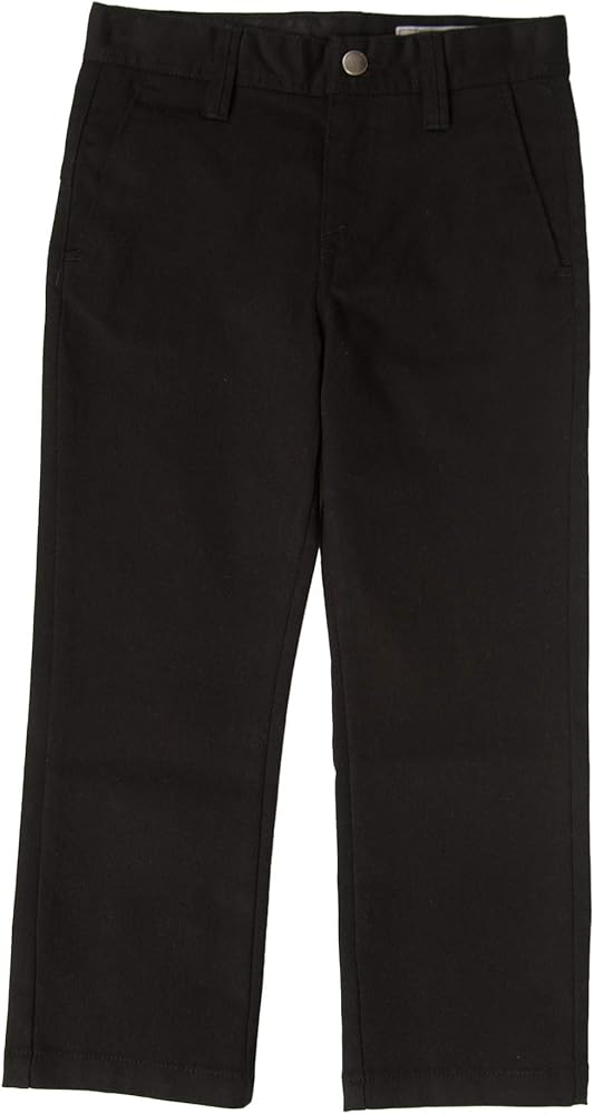 Volcom Boys' Frickin Modern Stretch Chino Pant (Big Boys & Little Boys Sizes), 2T, Black