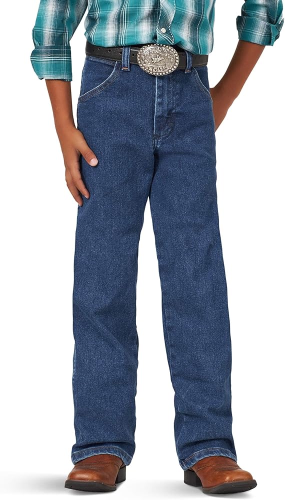 Wrangler Boys Big Cowboy Cut Active Flex Original Fit Jeans