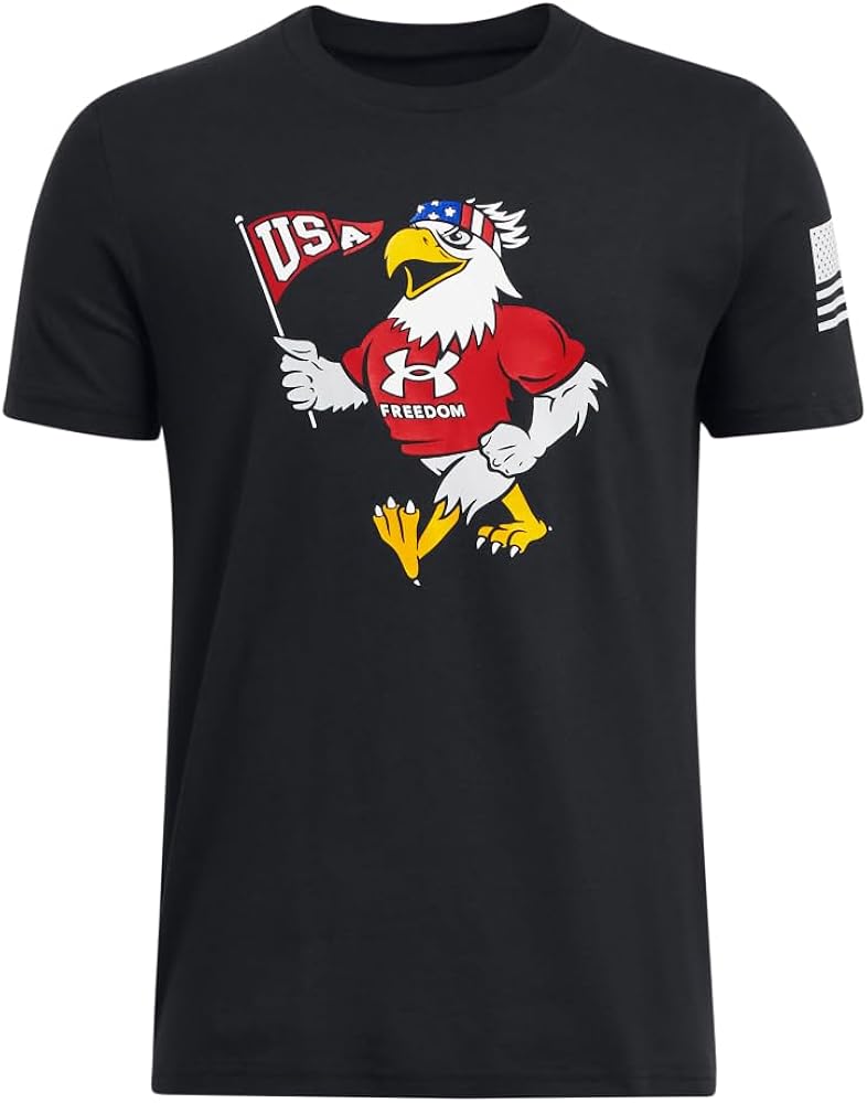 Under Armour Boys' Freedom USA Eagle Short Sleeve T Shirt