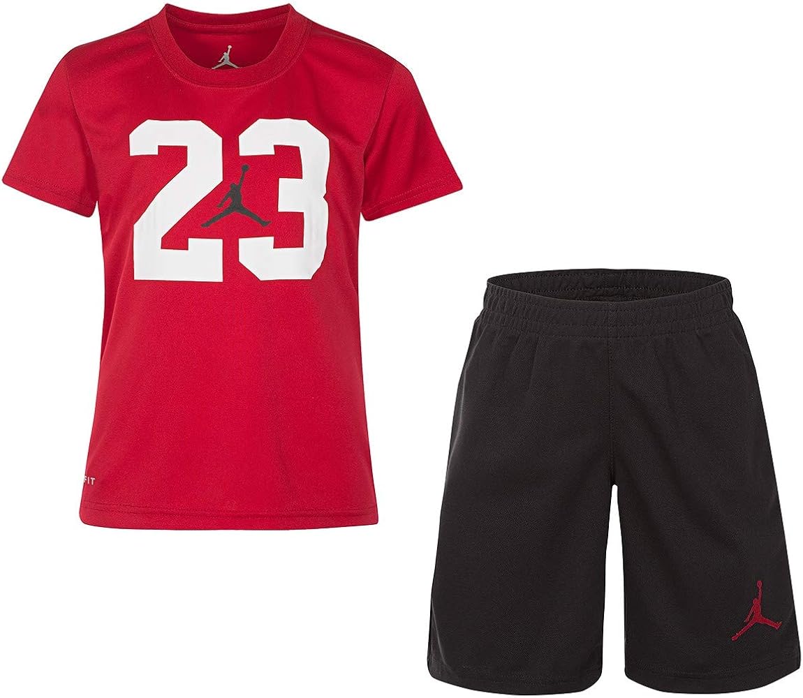 Jordan Air Boy`s T-Shirt and Shorts 2 Piece Set