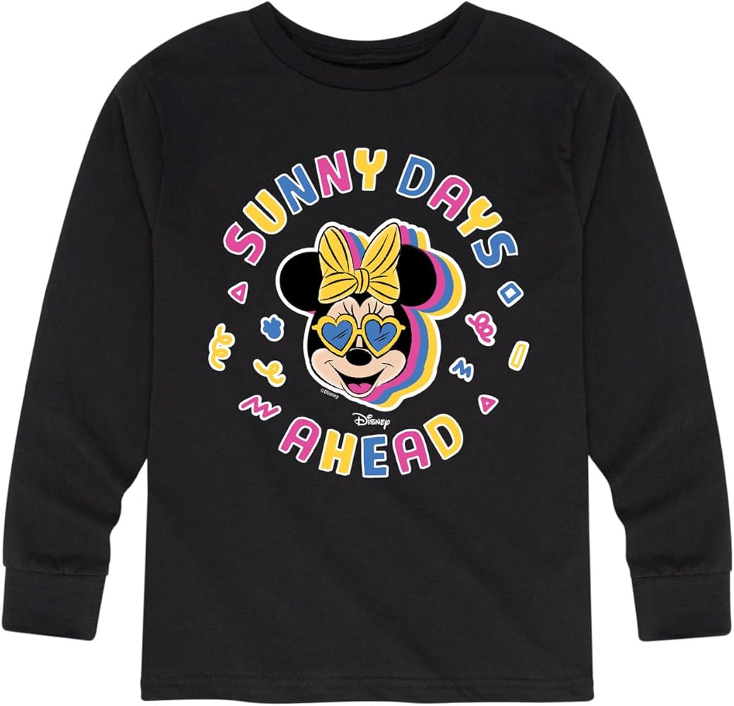 Disney Mickey & Friends - Sunny Days Ahead - Toddler and Youth Long Sleeve Graphic T-Shirt