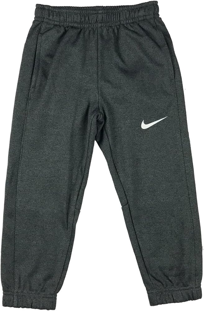 Nike Kids Baby Boy's Therma Fit Heathered Cuff Pants (Toddler) Cool Gray Heather 3T Toddler