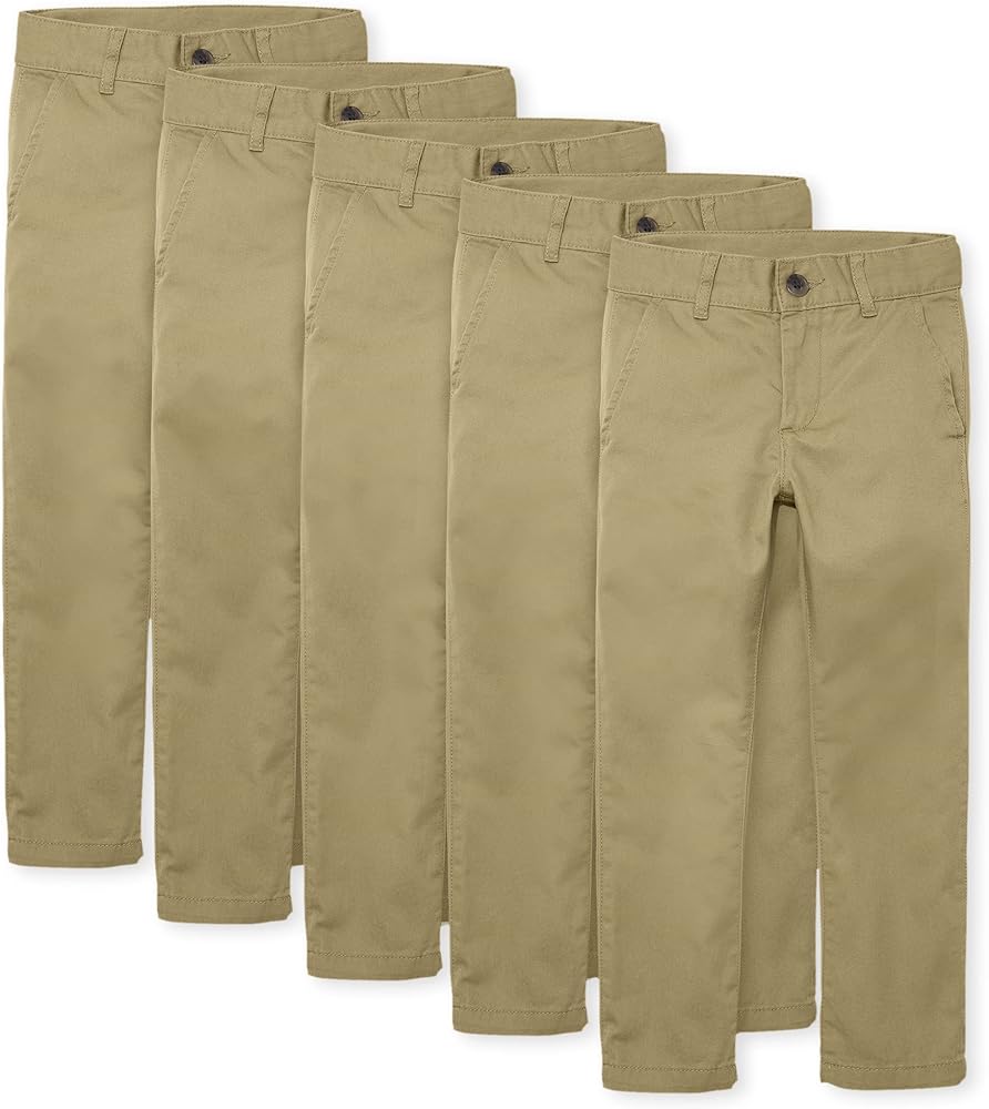 The Children's Place Boys' Husky Stretch Skinny Chino Pants