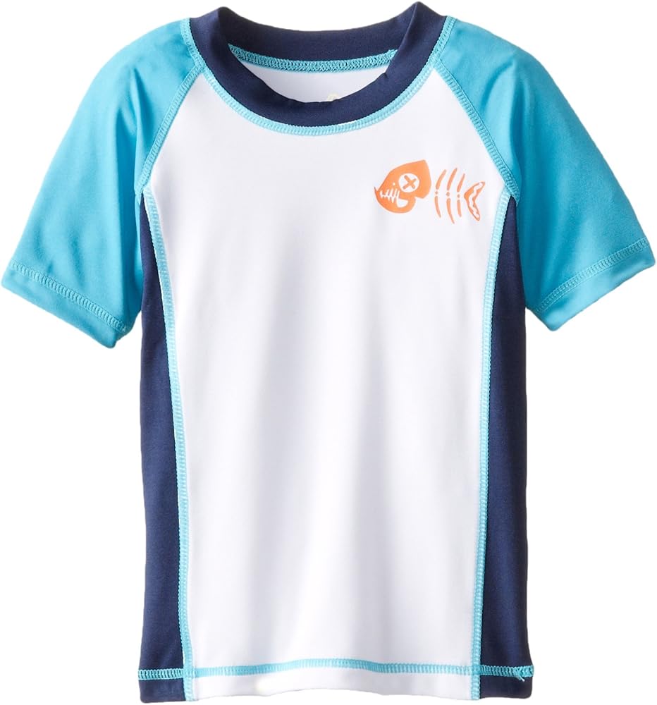 Wes & Willy Boys' Little Nothing But Bones Rash Guard