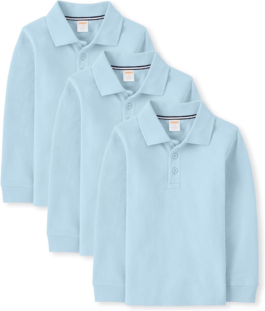 Gymboree Boys' and Toddler Long Sleeve Polo Shirt