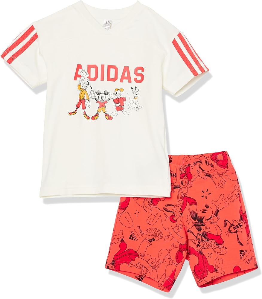 adidas boys X Disney Mickey Mouse T-shirt Set