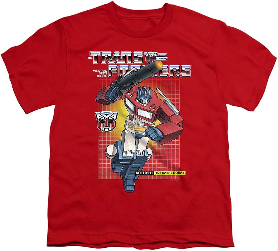 Transformers Optimus Prime Unisex Youth T Shirt