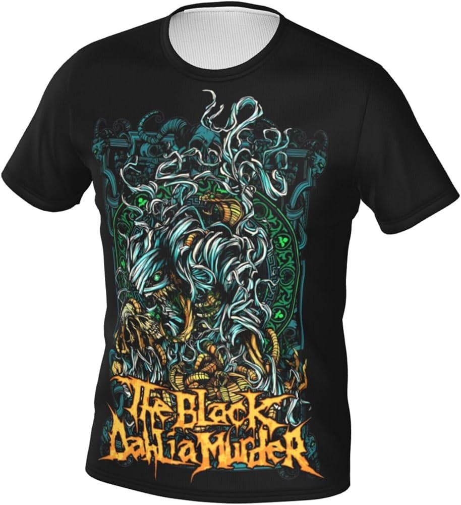 Rock Band T Shirts The Black Dahlia Murder Men's Summer Cotton Tee Crew Neck Short Sleeve Shirts