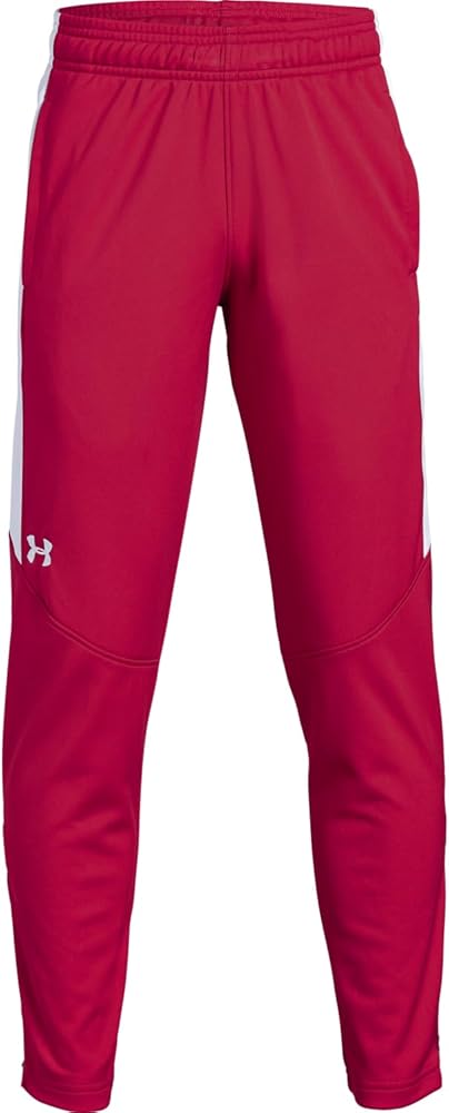 Under Armour Boys' UA Rival Knit Pants YLG Red