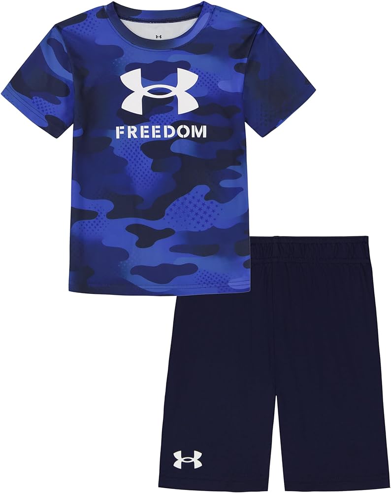 Under Armour boys Outdoor Set, Cohesive Pants Or Shorts & Top