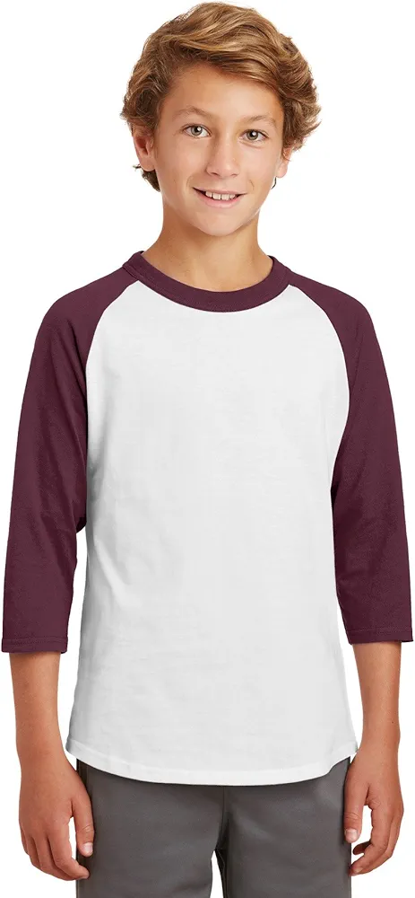 SPORT-TEK YOUTH COLORBLOCK RAGLAN JERSEY F20