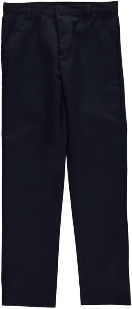 Galaxy Boys' Flat Front Slim Fit School Uniform Pants