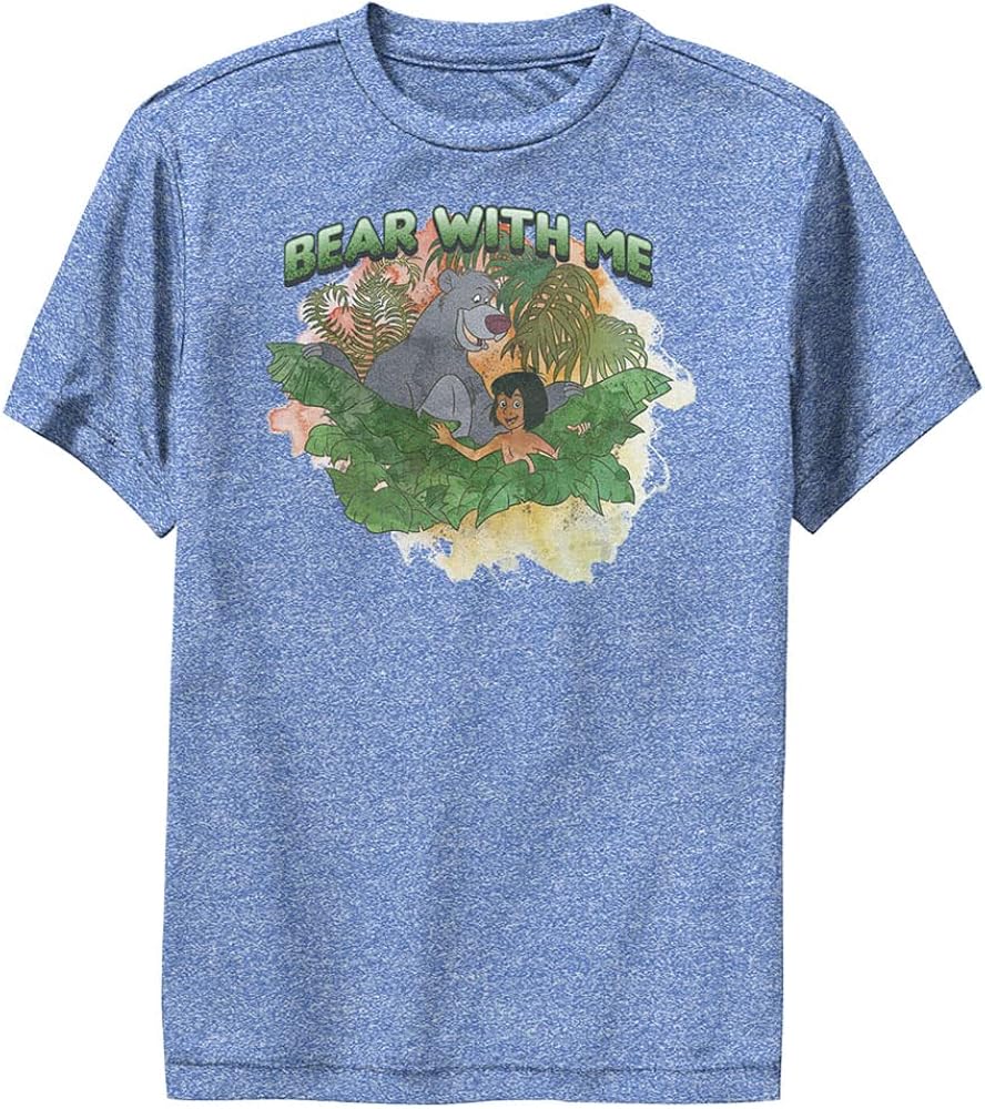 Disney Jungle Book Awesome Jungle-Dsjb012ysc Boys Short Sleeve Tee Shirt