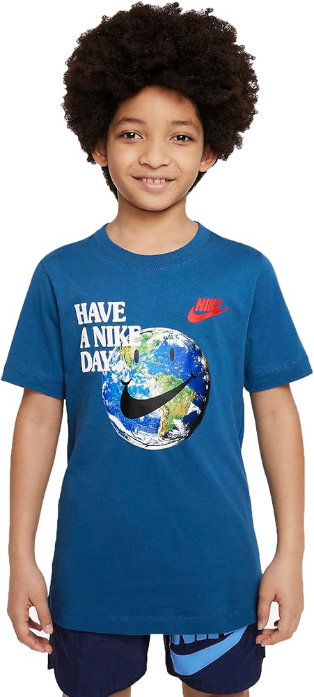 Nike Sportswear 100% Cotton Big Kids (Boys) T-Shirt