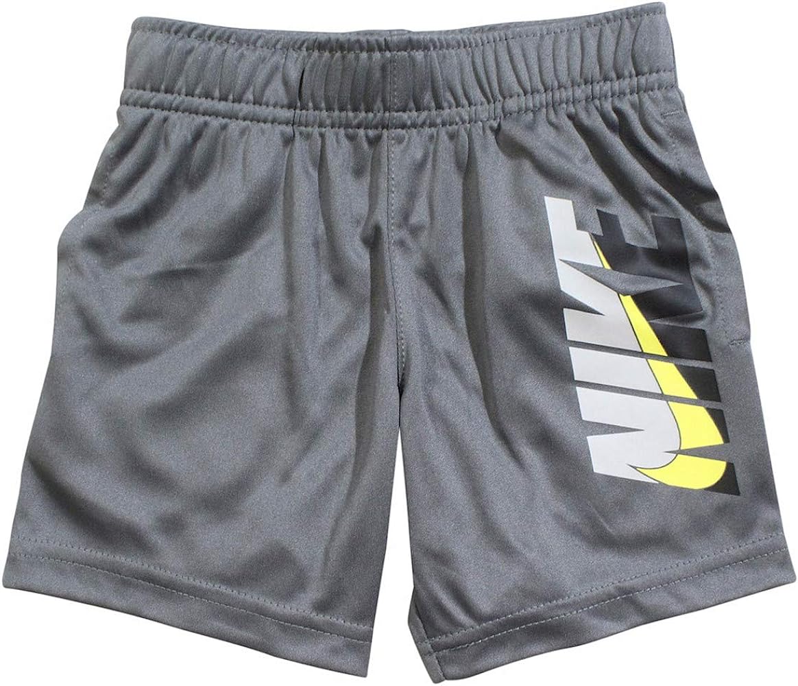 Nike Kids Boy's HBR Dri-FIT Shorts (Little Kids) Smoke Grey 7 Little Kids 5