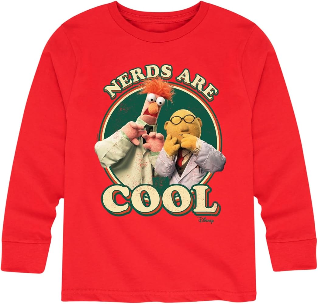 Disney The Muppets - Nerds are Cool - Toddler and Youth Long Sleeve Graphic T-Shirt