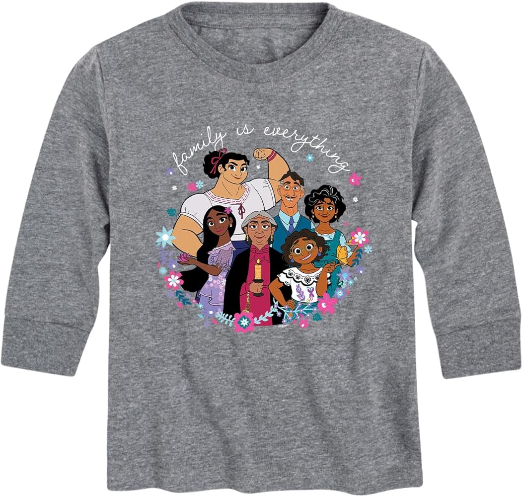 Disney Encanto - Family is Everything - Toddler and Youth Long Sleeve Graphic T-Shirt