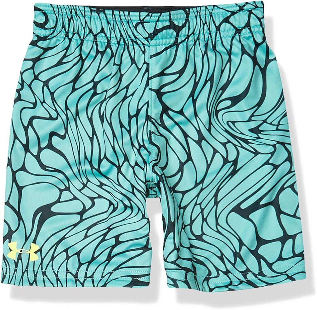 Under Armour Boys' UA META Reversible Short, Radial Turquoise, 7