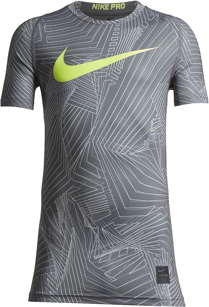 Nike Boys' Pro Fitted HBR Short Sleeve Shirt